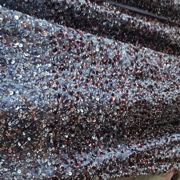 Mac duggal 5489 size 14 Blue Cap Sleeve Ombre Gown NWT  MOB - Picture 8 of 8